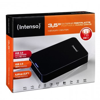 Intenso Memory Center 6TB USB Type-A 2.0 Negro 6031514