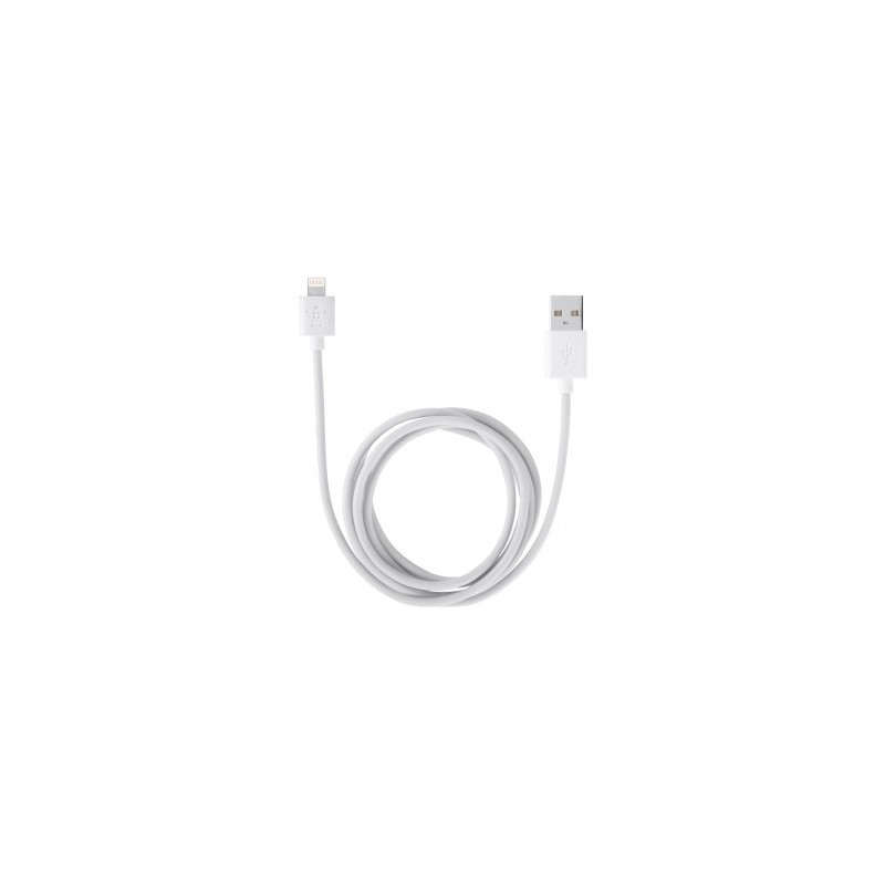 Belkin Cable Apple iPhone iPad in White F8J023BT2M-WHT