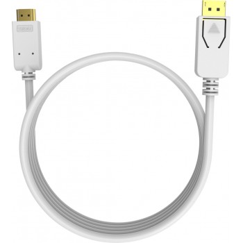 Vision TC 3MDPHDMI4K cable DisplayPort 3 m HDMI Blanco