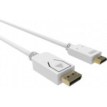Vision TC 3MDPHDMI4K cable DisplayPort 3 m HDMI Blanco