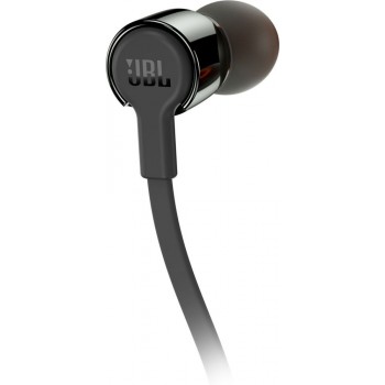 JBL T210 auriculares para móvil Binaural Dentro de oído Negro JBLT210BLK