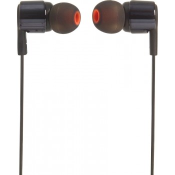 JBL T210 auriculares para móvil Binaural Dentro de oído Negro JBLT210BLK