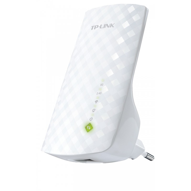 TP-LINK AC750 Network repeater 1 puertos RJ-45 Blanco RE200