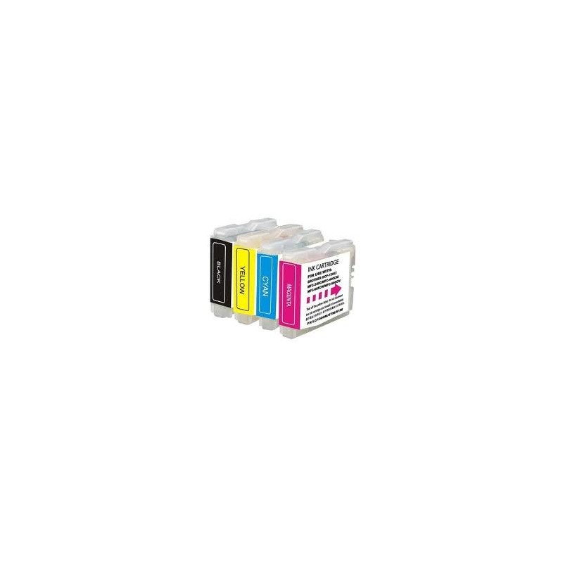 Brother LC-121VALBP Negro, Cian, Magenta, Amarillo LC121VALBP