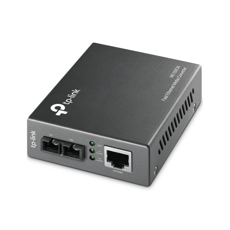CONVERSOR DE 10  100 RJ45 A 100M FIBRA MULTIMODO FULLDUPLEX HASTA 2Km MC100CM