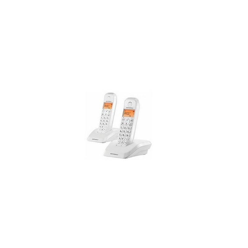 DECT MOTOROLA SERIE S12 DUO BLAN 107S1202WHITE