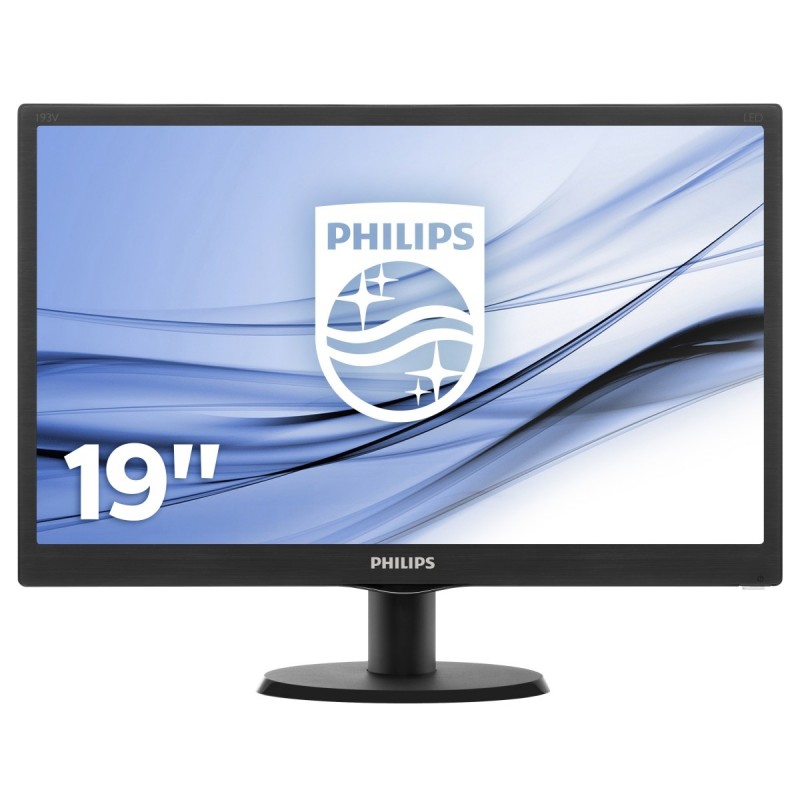 (Reacondicionado) Philips V-line 193V5LSB2 - Monitor LED - 18.5" - 1366 x 768 - 200 cd m2 - 700 1 - 10000000 1