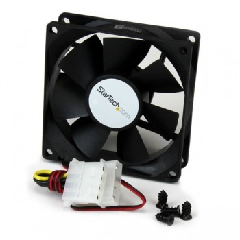 StarTech.com 80x25mm Dual Ball Bearing Computer Case Fan w  LP4 Connector - Kit de ventilador del si FANBOX