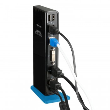 i-tec USB 3.0 Dual replicador, Acoplamiento, USB 3.0 (3.1 Gen 1) Type-A, USB Type-A, USB Tipo B, 3,5 U3HDMIDVIDOCK