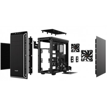 Be Quiet Midi-Tower Black,Silver BG022