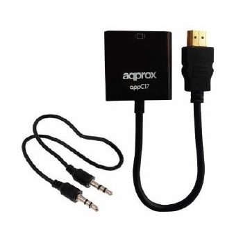 ADAPTADOR APPROX HDMI A VGA V2 - DEFINICION HASTA  APPC17