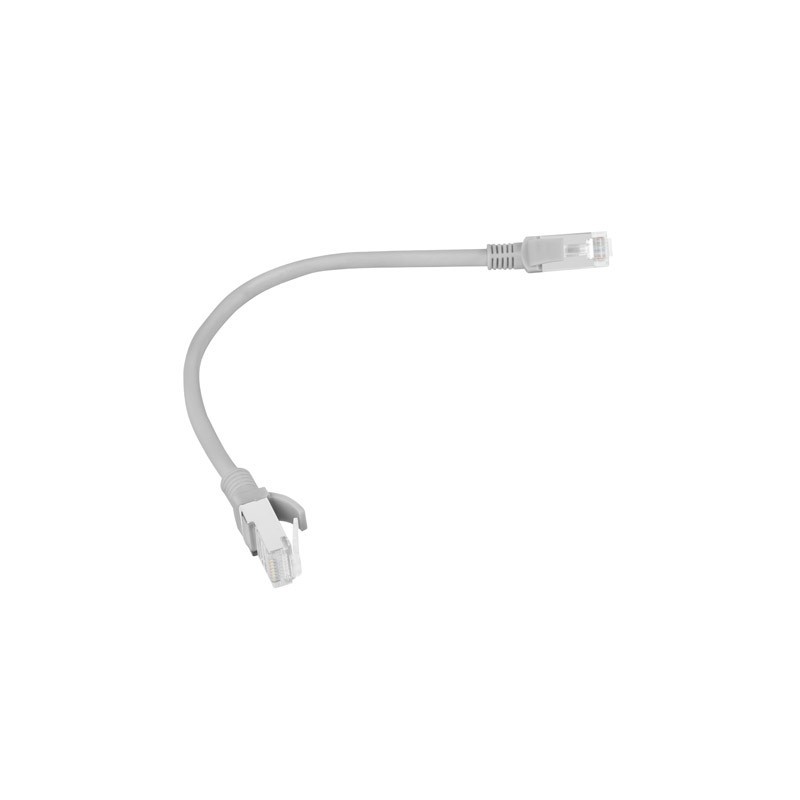 Lanberg PCU6-10CC-0025-S Netzwerkkabel Kat.6 Utp, 0,25m grau