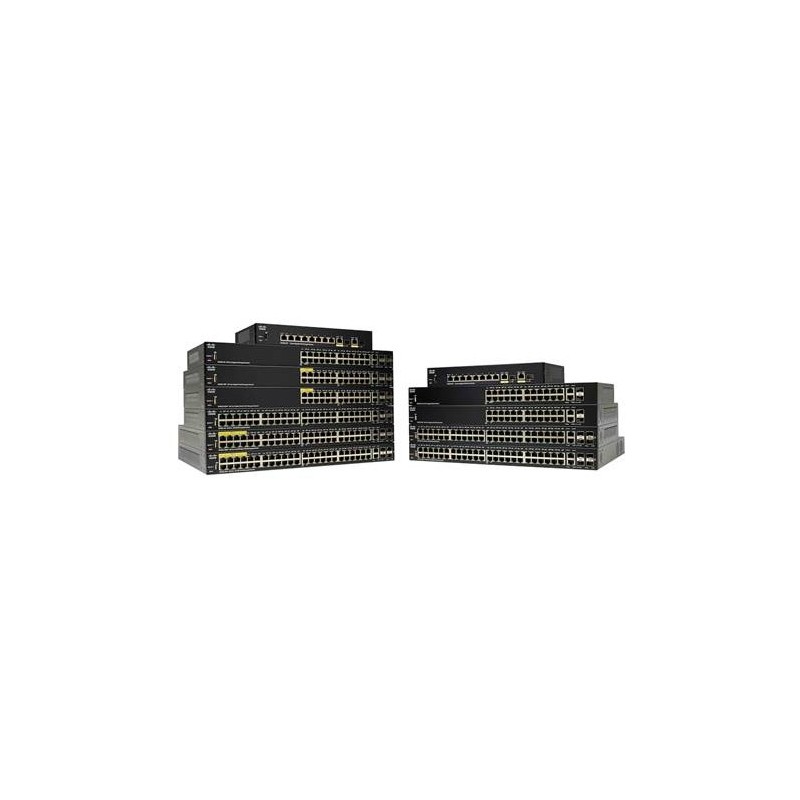 Cisco Systems SG250-26-K9-EU 24 puertos RJ-45 Negro SG250-26-K9-EU