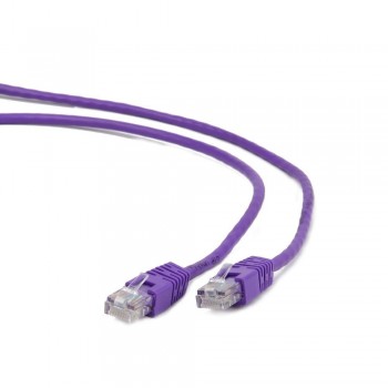Gembird RJ45 RJ45 Cat6 0.5m, 0,5 m, Cat6, F UTP (FTP), RJ-45, RJ-45, Púrpura PP6-0.5M V