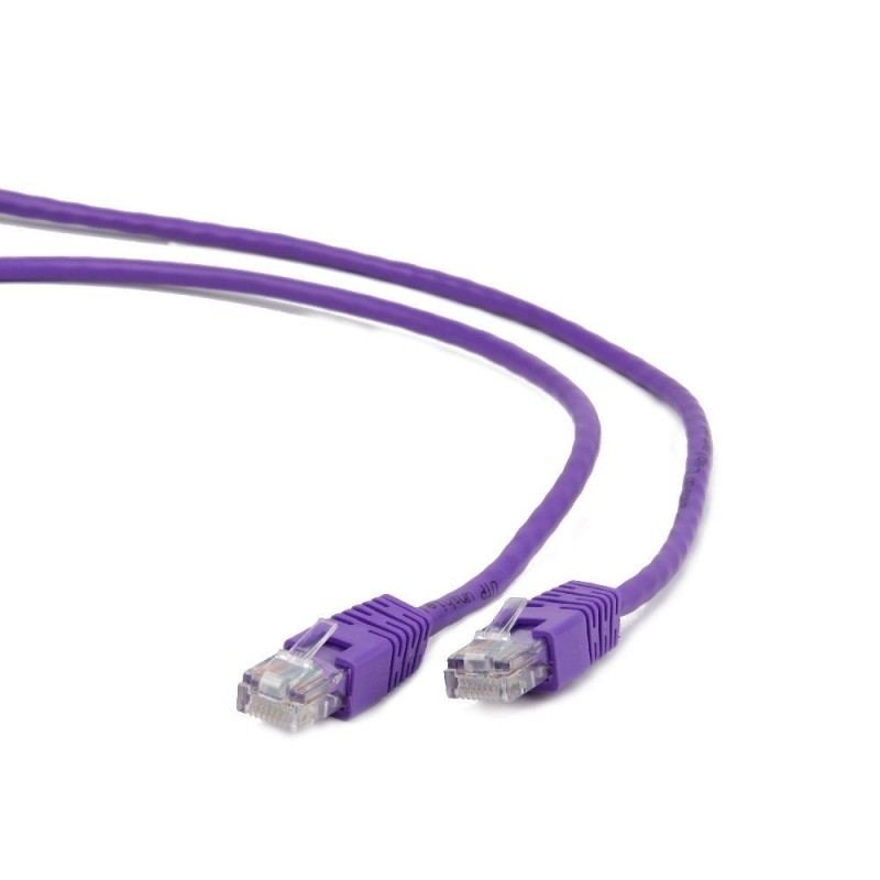 Gembird RJ45 RJ45 Cat6 0.5m, 0,5 m, Cat6, F UTP (FTP), RJ-45, RJ-45, Púrpura PP6-0.5M V