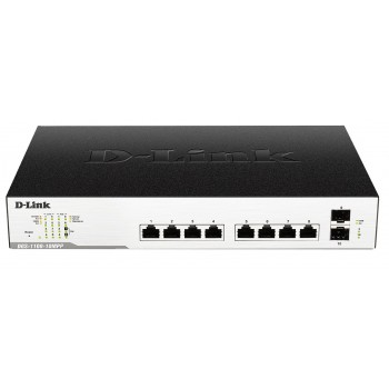 D-Link DGS-1100-10MP 8 puertos RJ-45 Negro DGS-110-10MP