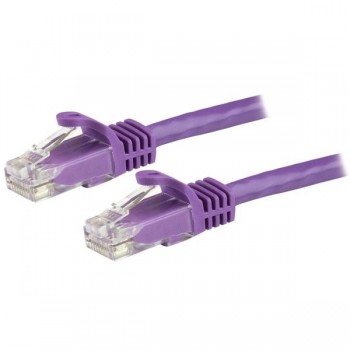 StarTech.com Cable de Red de 3m Púrpura Cat6 UTP Ethernet Gigabit RJ45 sin Enganches, 3 m, Cat6, U U N6PATC3MPL