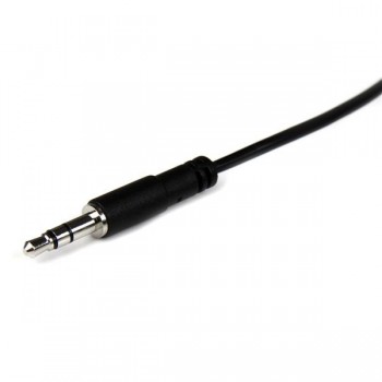 StarTech.com Cable de 2m de Extensión Alargador de Auriculares Mini-Jack 3,5mm Estéreo Macho a Hembr MU2MMFS