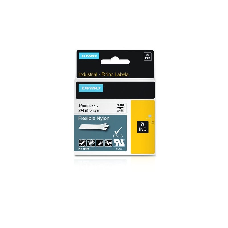DYMO ID1-19 WHITE 18489