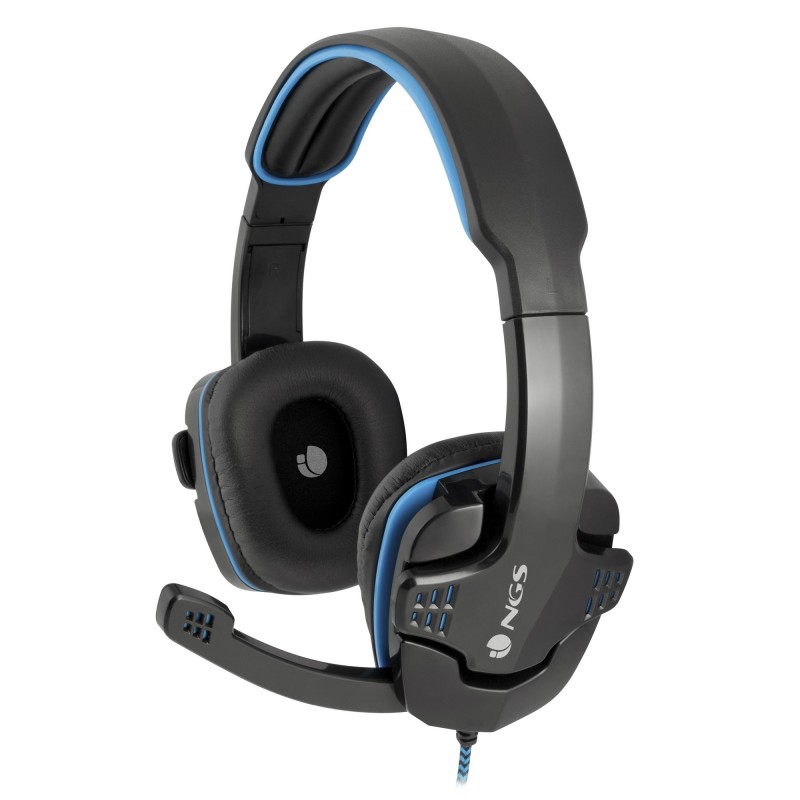 NGS GHX-505 Circumaural Binaurale Black,Blue GHX-505