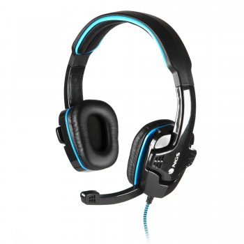 NGS GHX-505 Circumaural Binaurale Black,Blue GHX-505