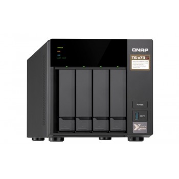 QNAP TS-473, Unidad de disco duro, SSD, Serial ATA III, 2.5 3.5", 0, 1, 5, 6, 10, JBOD, FAT32,HFS+,N TS-473-4G