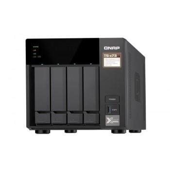 QNAP TS-473, Unidad de disco duro, SSD, Serial ATA III, 2.5 3.5", 0, 1, 5, 6, 10, JBOD, FAT32,HFS+,N TS-473-4G