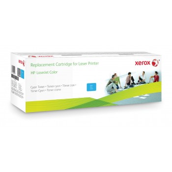 Compatible con HP Colour LaserJet M476, M476DN, M476DW, M476NW - Xerox Cartucho de tóner cian. Equivalente a HP CF381A.