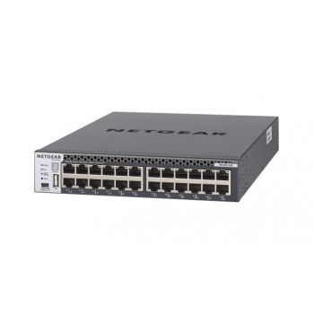 Netgear M4300-24X, Gestionado, L3, 10G Ethernet (100 1000 10000), Montaje en rack, 1U XSM4324CS-100NES