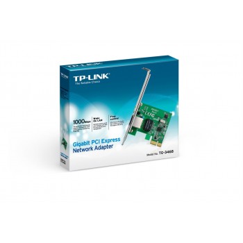 (Reacondicionado) TP-LINK Gigabit PCI Express Network Adapter, Inalámbrico, PCI, 32-bit PCIe 1.0a, 2000 Mbit s, 10 100 TG-3468