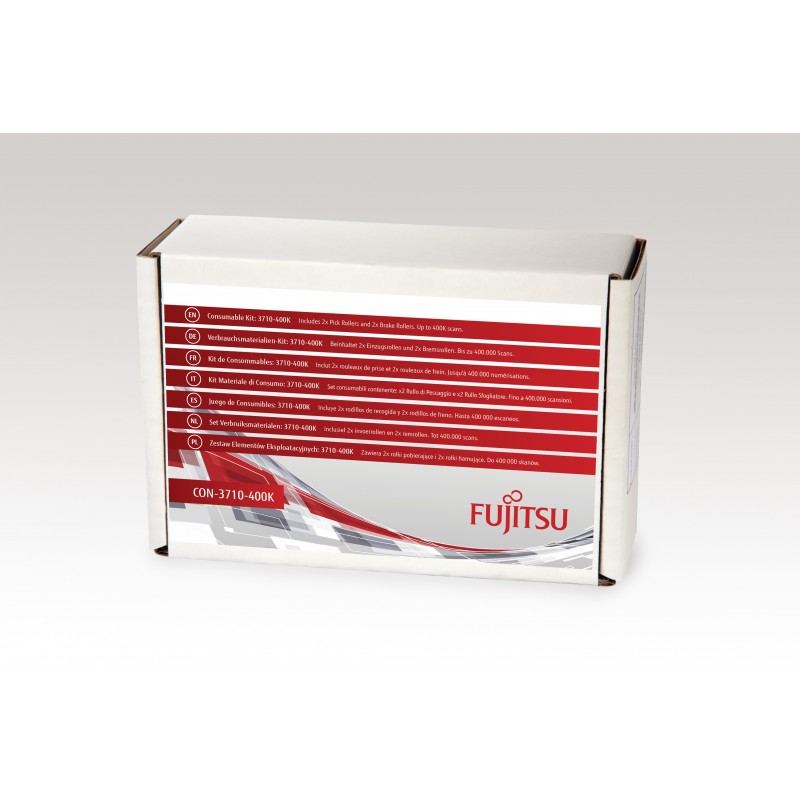 Fujitsu 3710-400K, Fujitsu, Escáner, fi-7460, fi-7480, Kit de consumibles, Multicolor, 400000 escane CON-3710-400K
