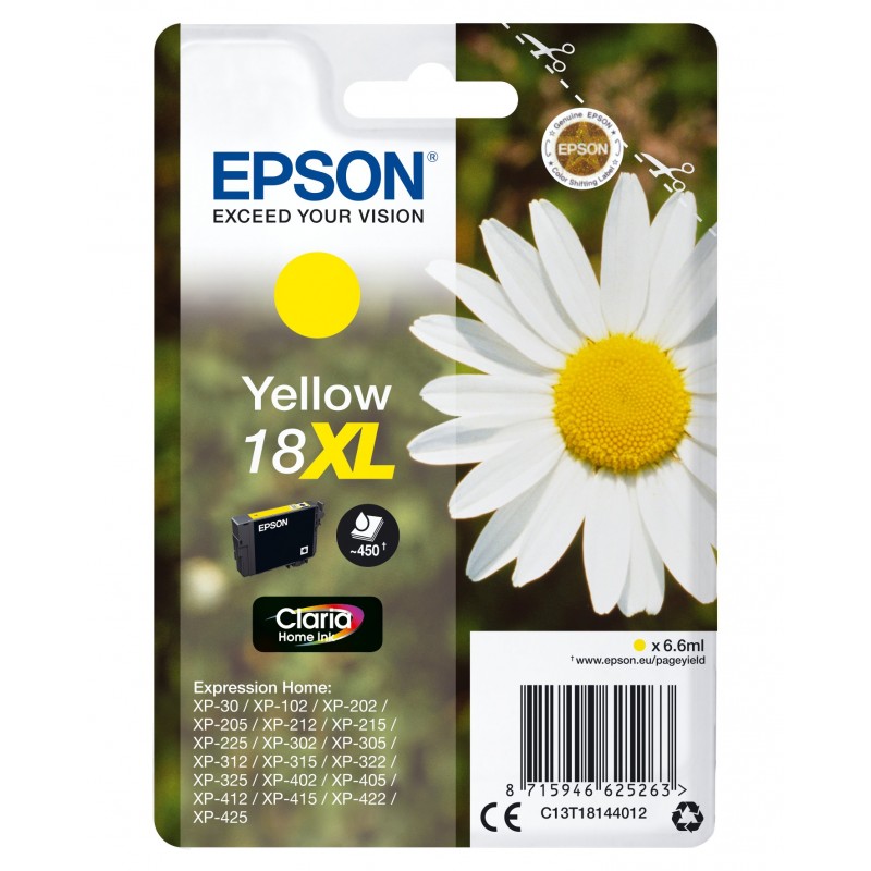 Epson C13T18144012 Amarillo C13T18144012