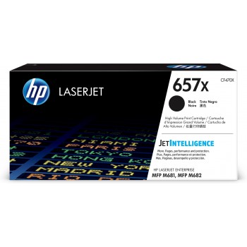 Cartucho de tóner Original LaserJet 657X negro de alta capacidad CF470X