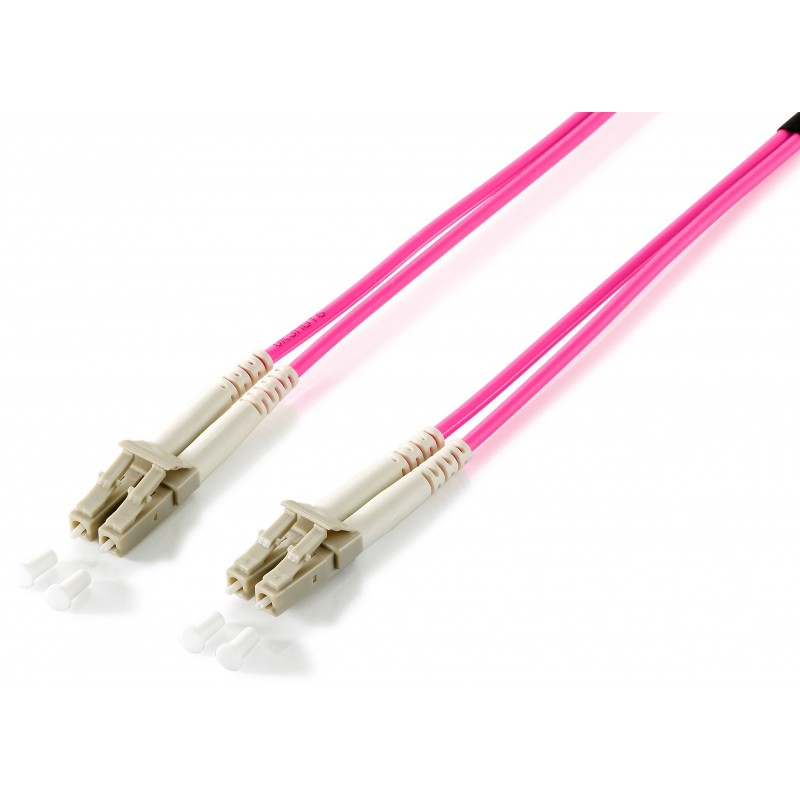 Equip LC L? 50 125µm 2.0m cable de fibra optica 2 m OM4 Violeta 255512