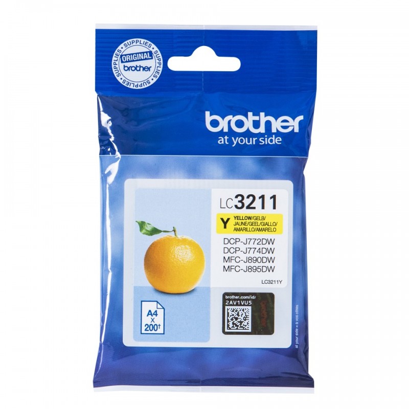 Brother LC-3211Y LC-3211 Amarillo LC3211Y