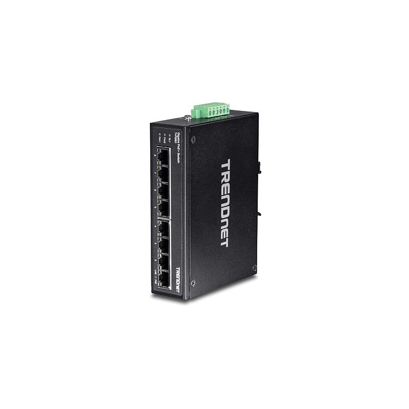 TRENDNET TI-PG80 8 puertos RJ-45 Negro TI-PG80