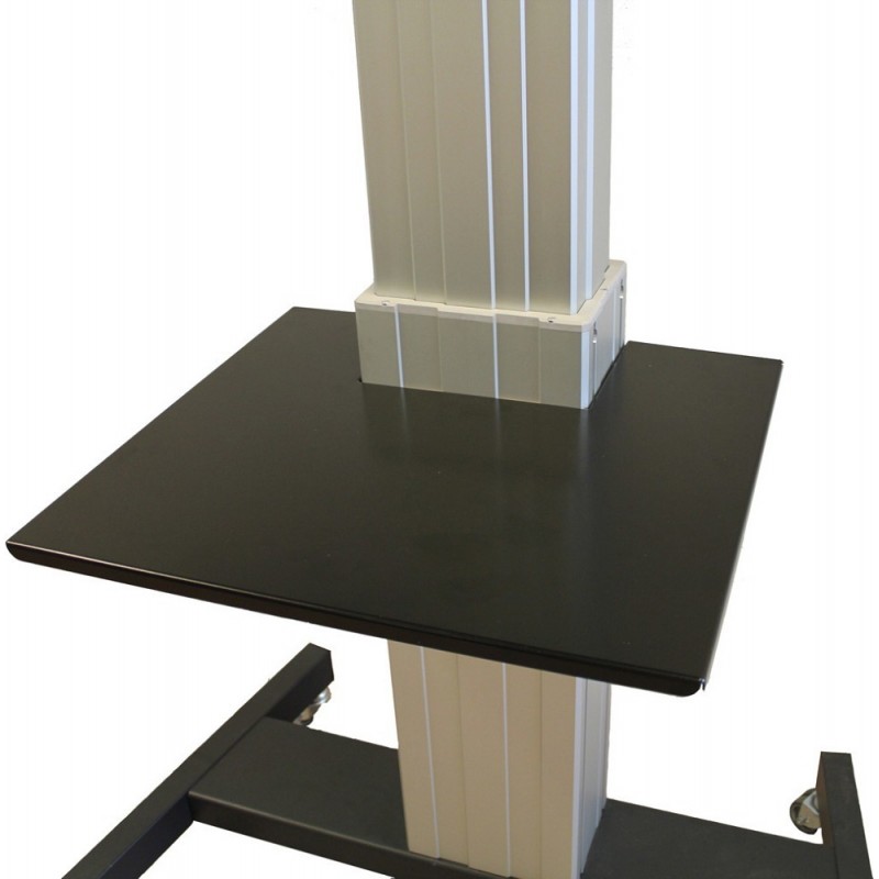 Newstar PLASMA-M2500LAPSHELF, Estantería, 3 kg, Negro, 500 mm, 450 mm
