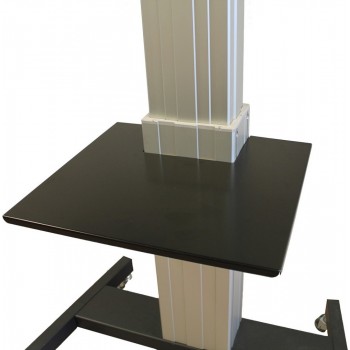 Newstar PLASMA-M2500LAPSHELF, Estantería, 3 kg, Negro, 500 mm, 450 mm