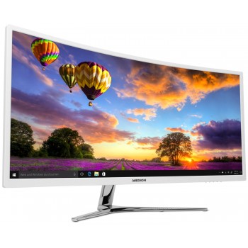 MEDION - 34 - UltraWide Quad HD - IPS - 8 ms - Blanco - 30022507