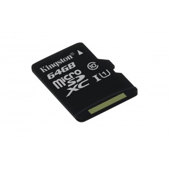 Kingston Technology Canvas Select 64GB MicroSD Clase 10 Negro SDCS 64GBSP