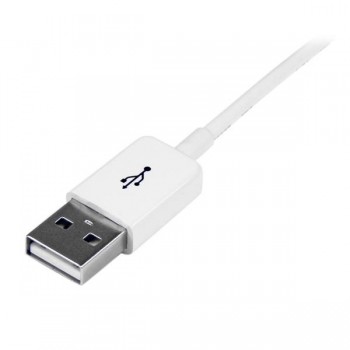 Cable de 2m de Extensión Alargador USB 2.0 - Macho a Hembra USB A - Extensor - Blanco - 1 x Tipo A M USBEXTPAA2MW