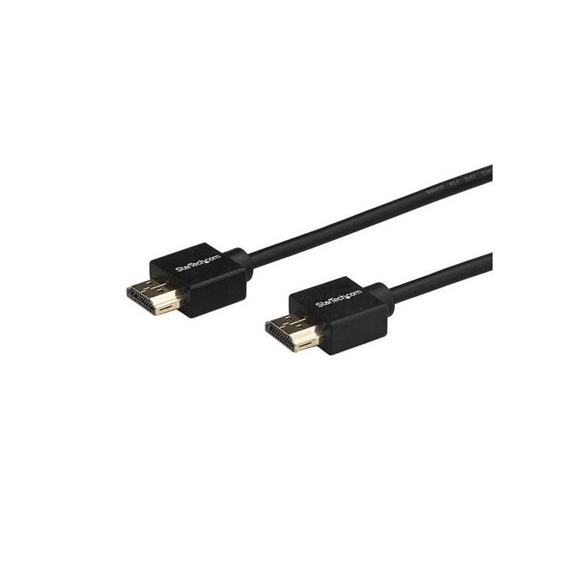 StarTech.com HDMM2MLP, 2 m, HDMI Type A (Standard), HDMI Type A (Standard), 3840 x 2160 Pixeles, Neg