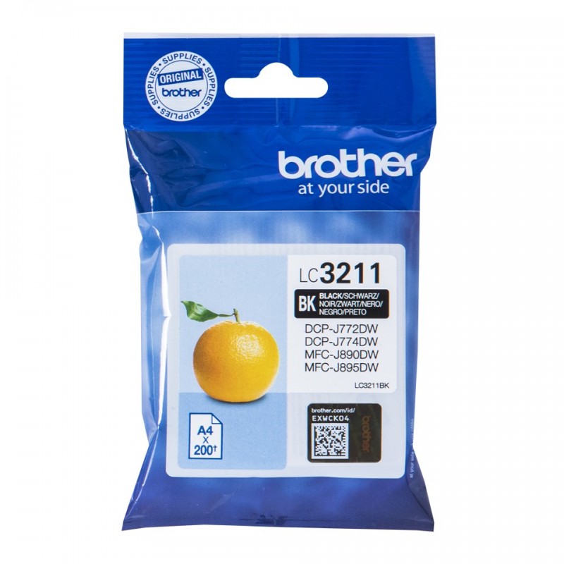 Brother LC-3211BK LC-3211 Negro LC3211BK