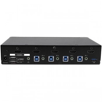 StarTech.com Switch Conmutador KVM de 4 Puertos HDMI 1080p con USB 3.0 SV431HDU3A2