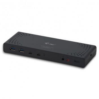 i-tec USB 3.0   USB-C Dual Display Docking Station + Power Delivery, Alámbrico, USB 3.0 (3.1 Gen 1)  CADUA4KDOCKPDL