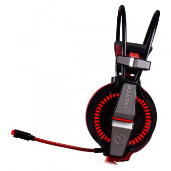 AURICULAR DIADEMA CON MICROFONO HIDITEC IKOS - ALTAVOCES 50MM - 112DB - 7.1 SURROUND - ILUMINACION  GHE010001
