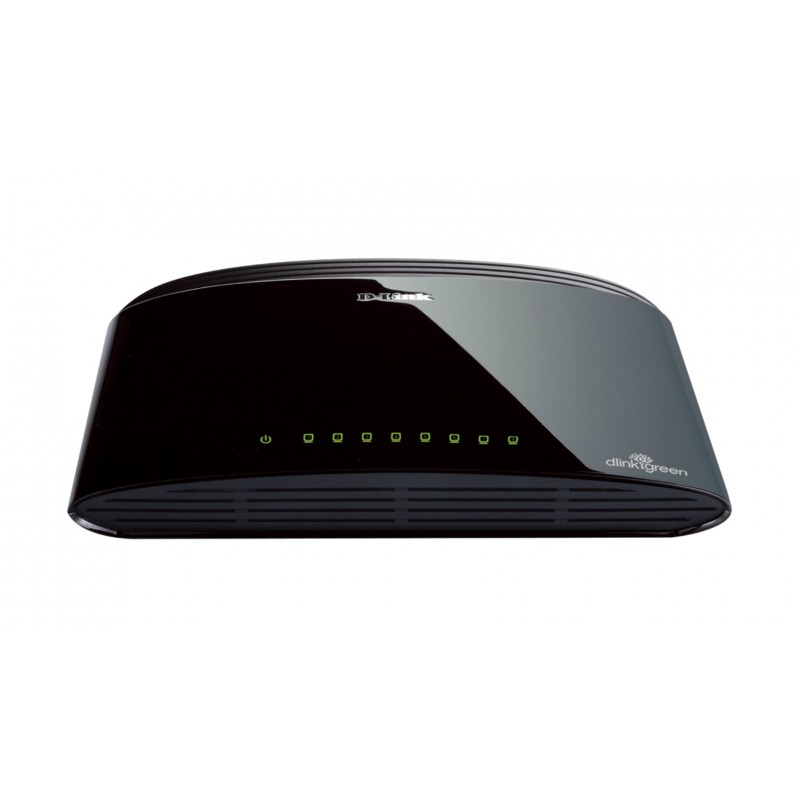 D-Link DES-1008D No administrado Fast Ethernet (10 100) Negro DES-1008D E