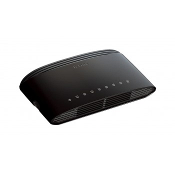 D-Link DES-1008D No administrado Fast Ethernet (10 100) Negro DES-1008D E