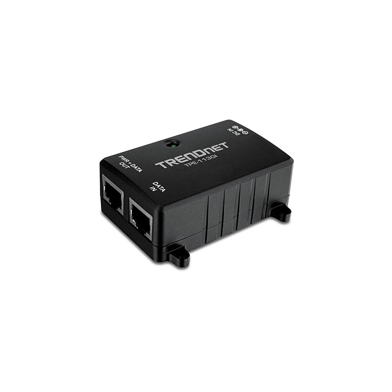 TRENDnet TPE-113GI - Inyector de corriente - CA 100-240 V - 15.4 vatios - conectores de salida  1