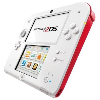 Nintendo 2DS + New Super Mario Bros. 2 videoconsola portátil Rojo, Blanco 8,97 cm (3.53") Pantalla  2203849